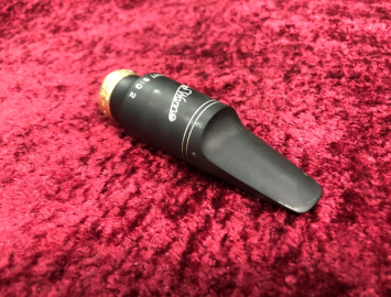Used Theo Wanne Slant Sig 2 Hard Rubber 8 Mouthpiece for Tenor Saxophone